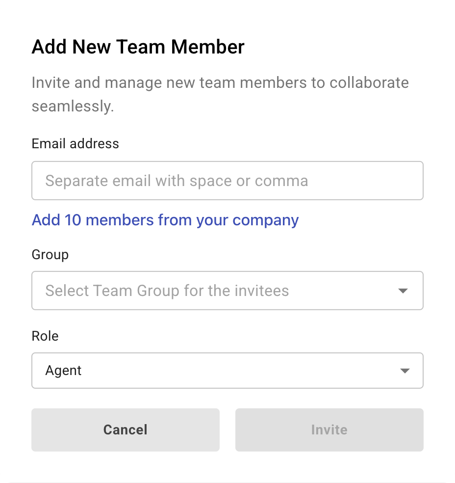 Add New Team Member