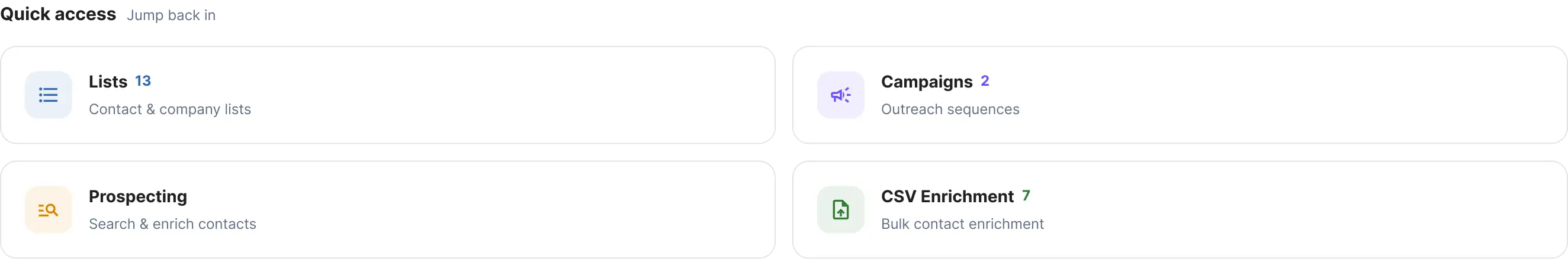 Quick Access