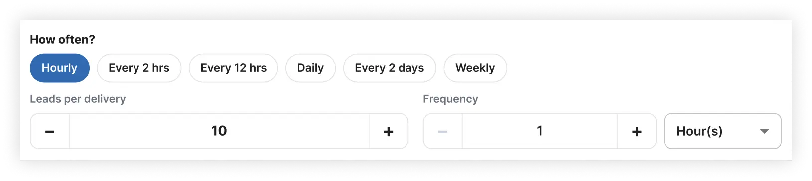 How Often Should Leads Be Delivered?
