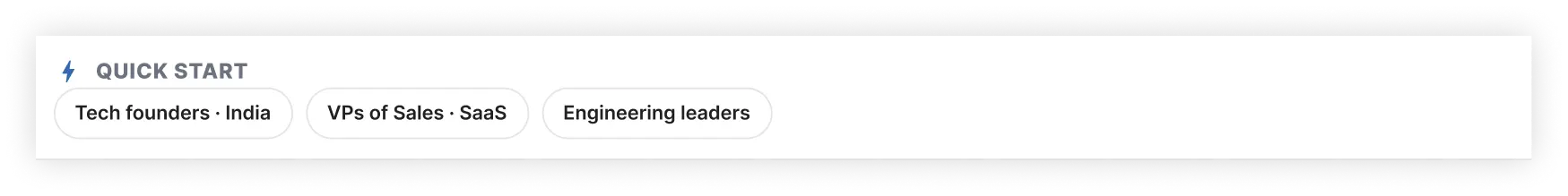 Quick Start Template