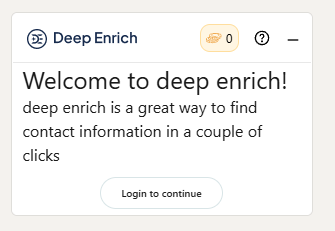 Accessing Deep Enrich on LinkedIn