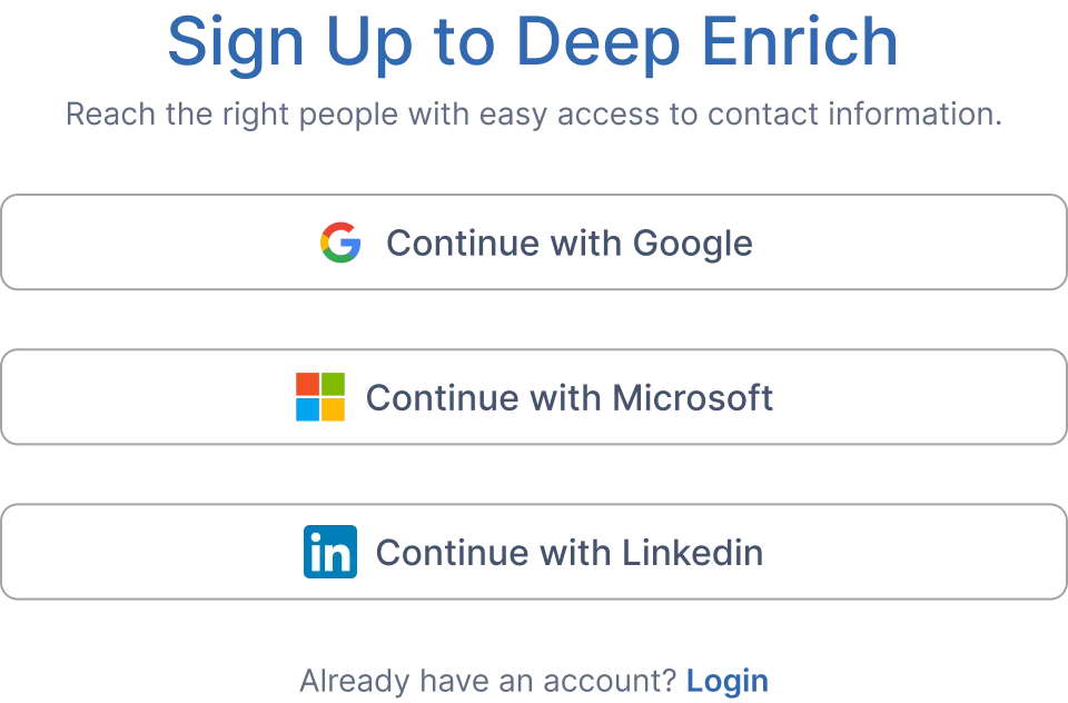 Create an account